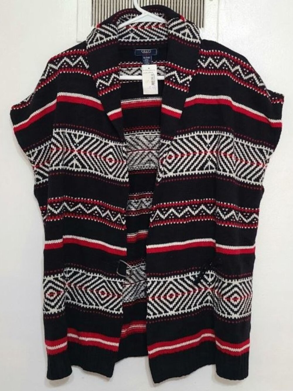 Knit Belted Vest – XL